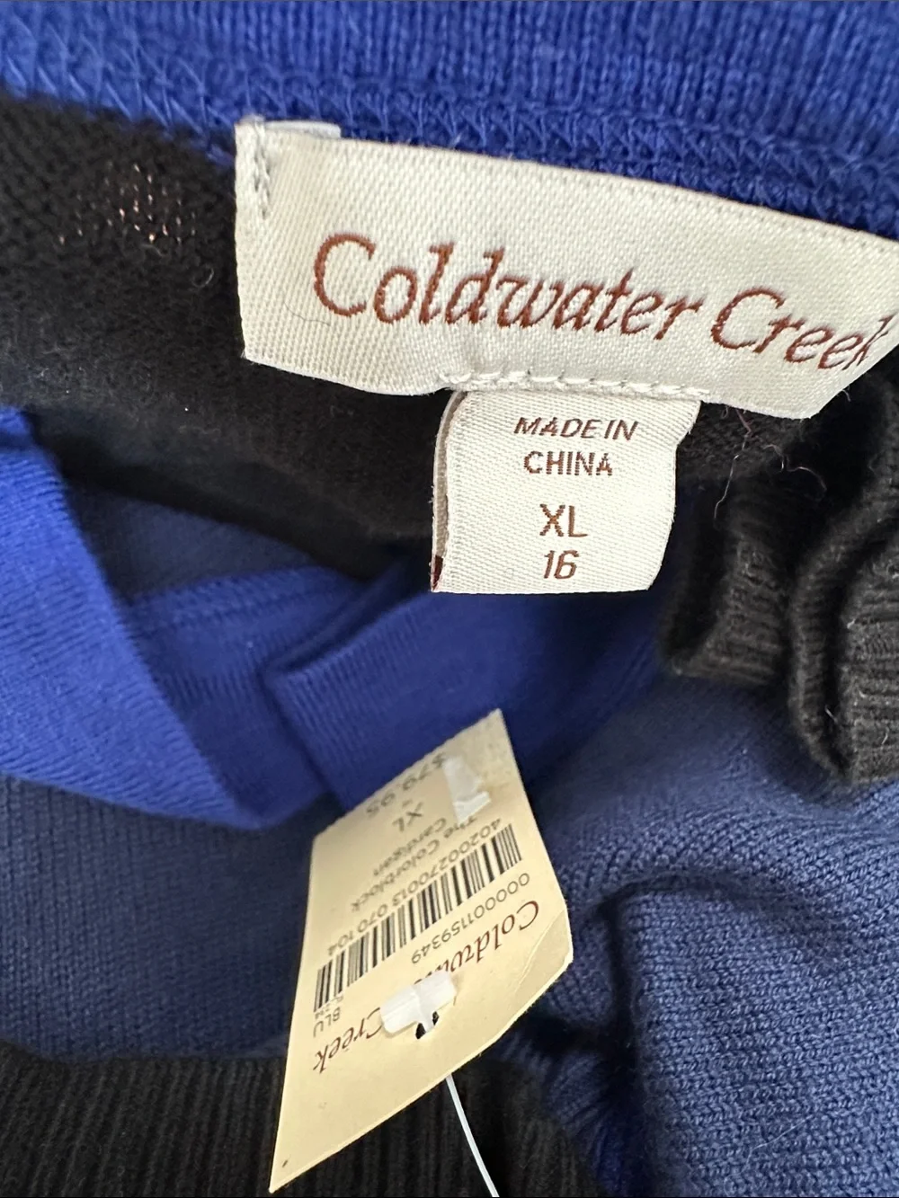 Coldwater Creek new tags
